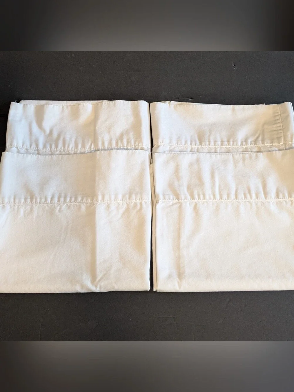 J C Penney Home Collection White Pillowcase Set of 4 King Premium Home Bedding